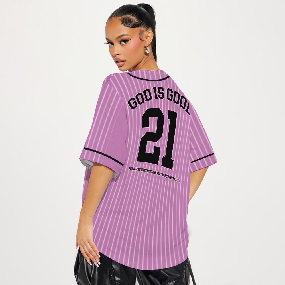 Good Is Good Mesh Baseball Jersey