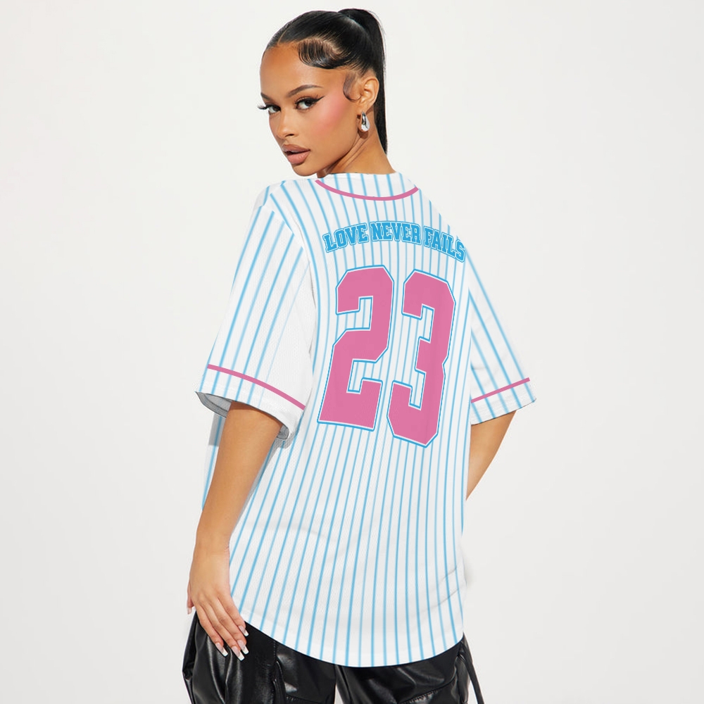 God With Us Mesh Baseball Jersey