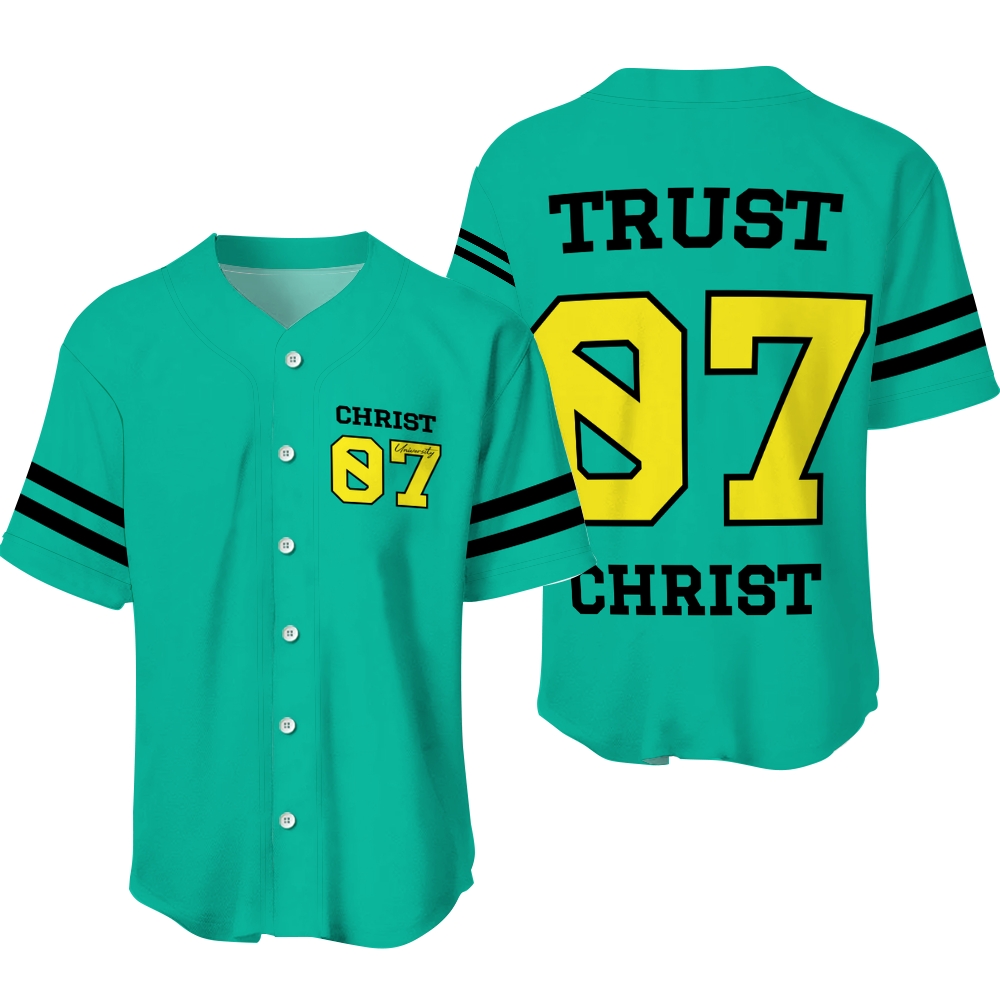 Trust Christ 07 Mesh Baseball Jersey