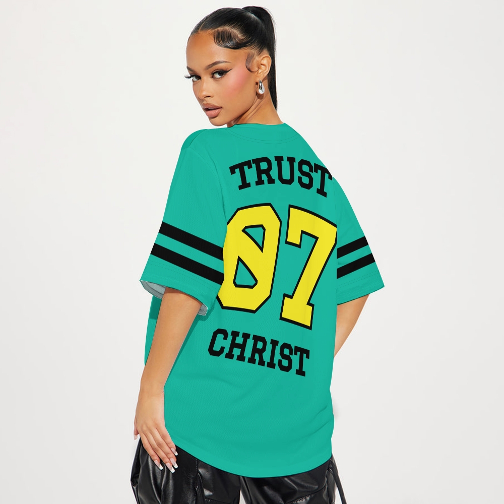 Trust Christ 07 Mesh Baseball Jersey