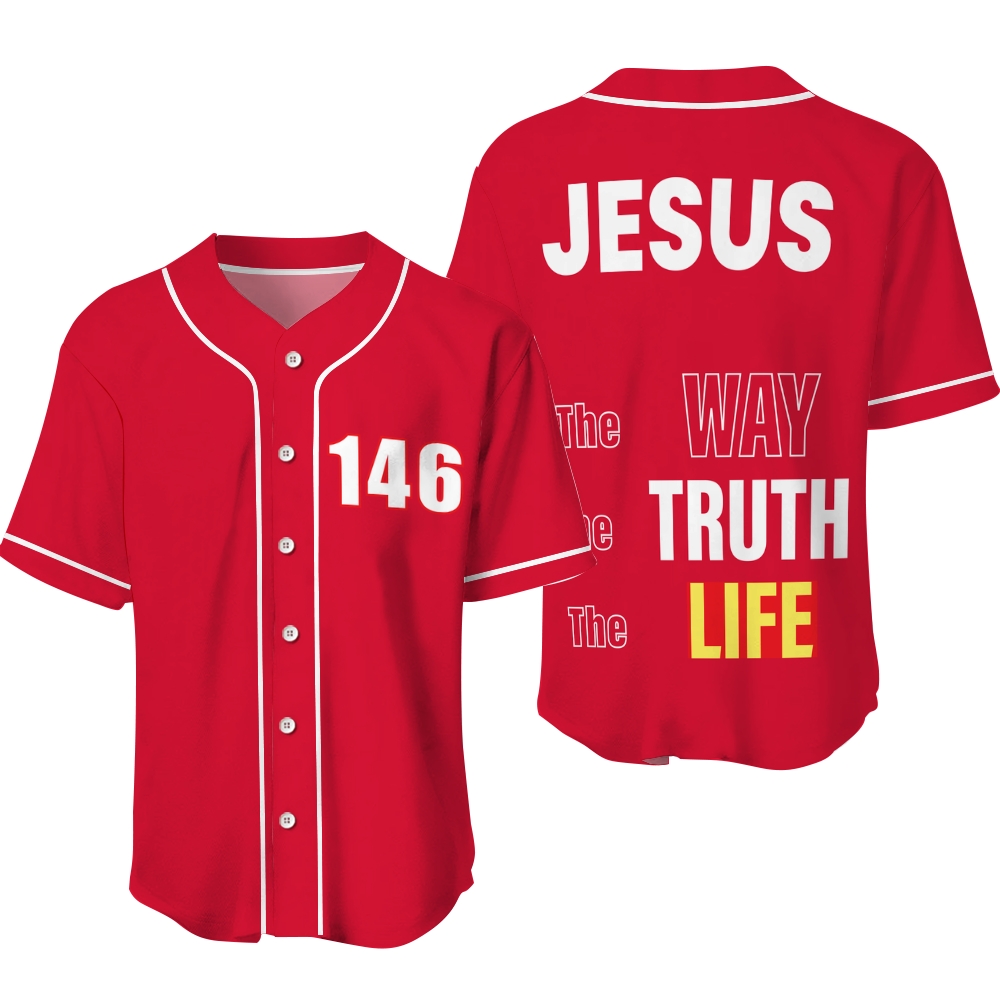 Jesus 146 Mesh Baseball Jersey