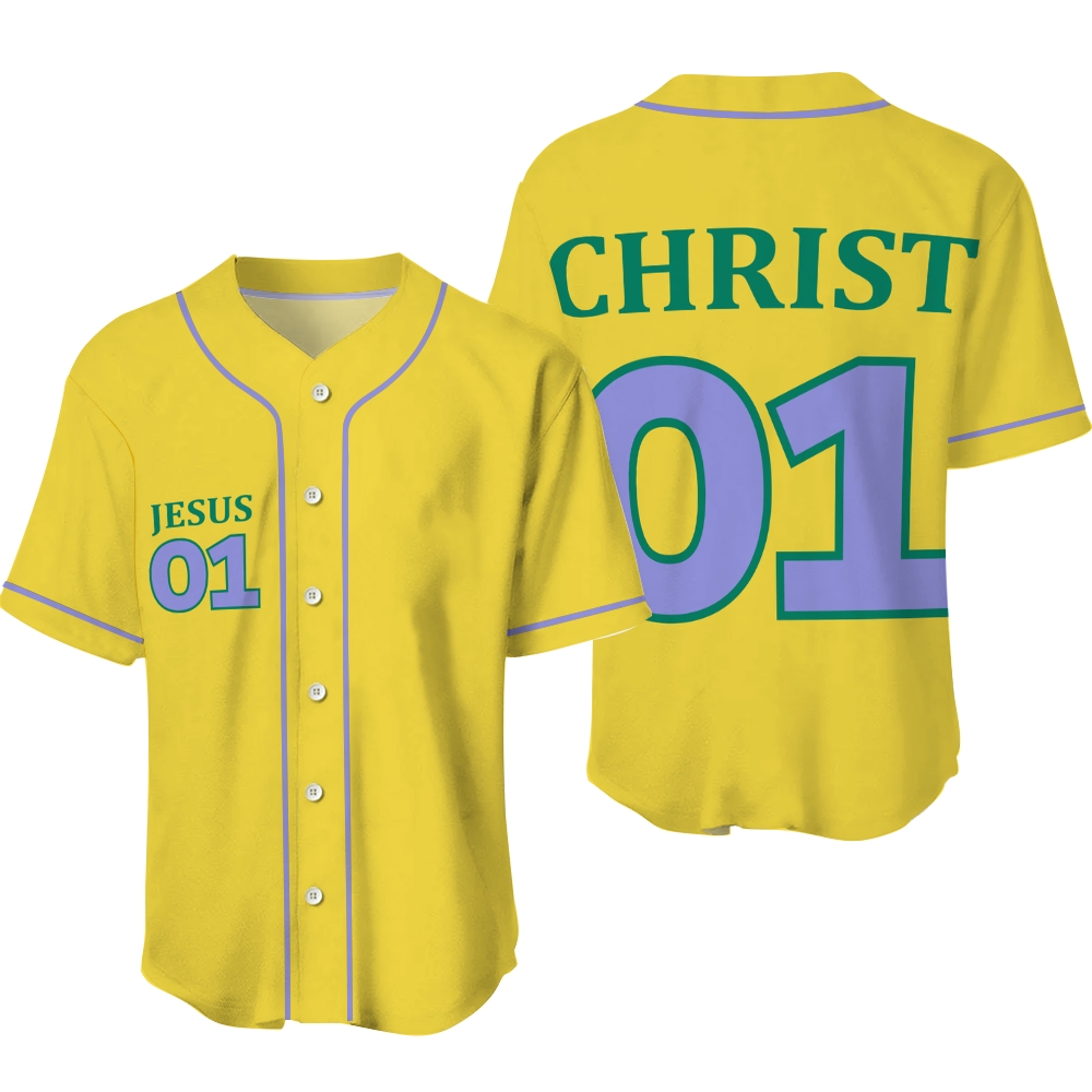 Jesus Christ 01 Mesh Baseball Jersey