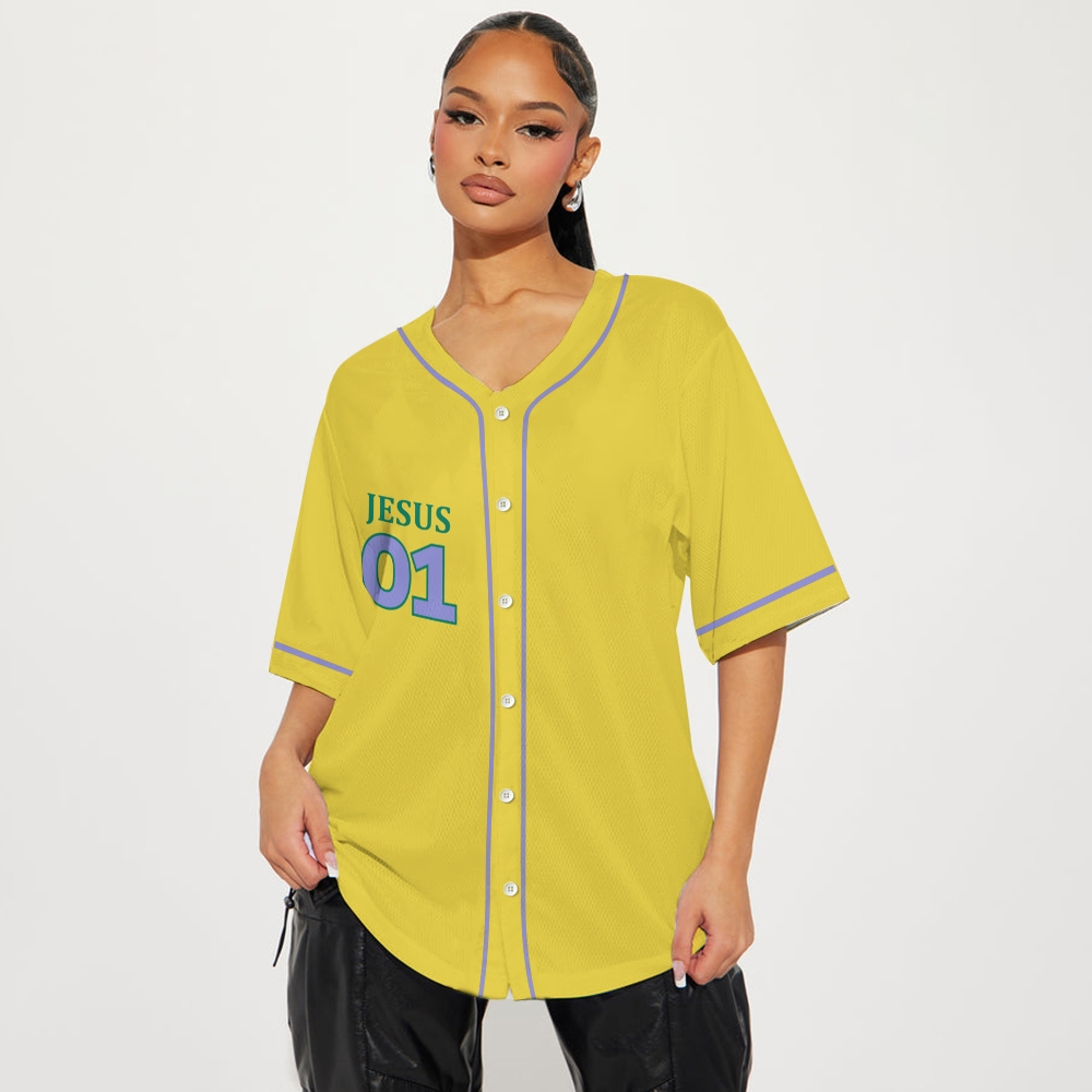 Jesus Christ 01 Mesh Baseball Jersey