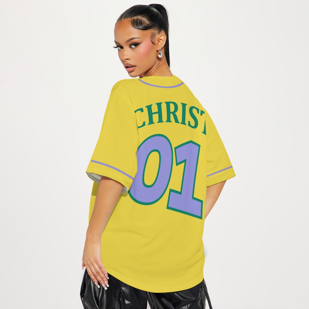 Jesus Christ 01 Mesh Baseball Jersey