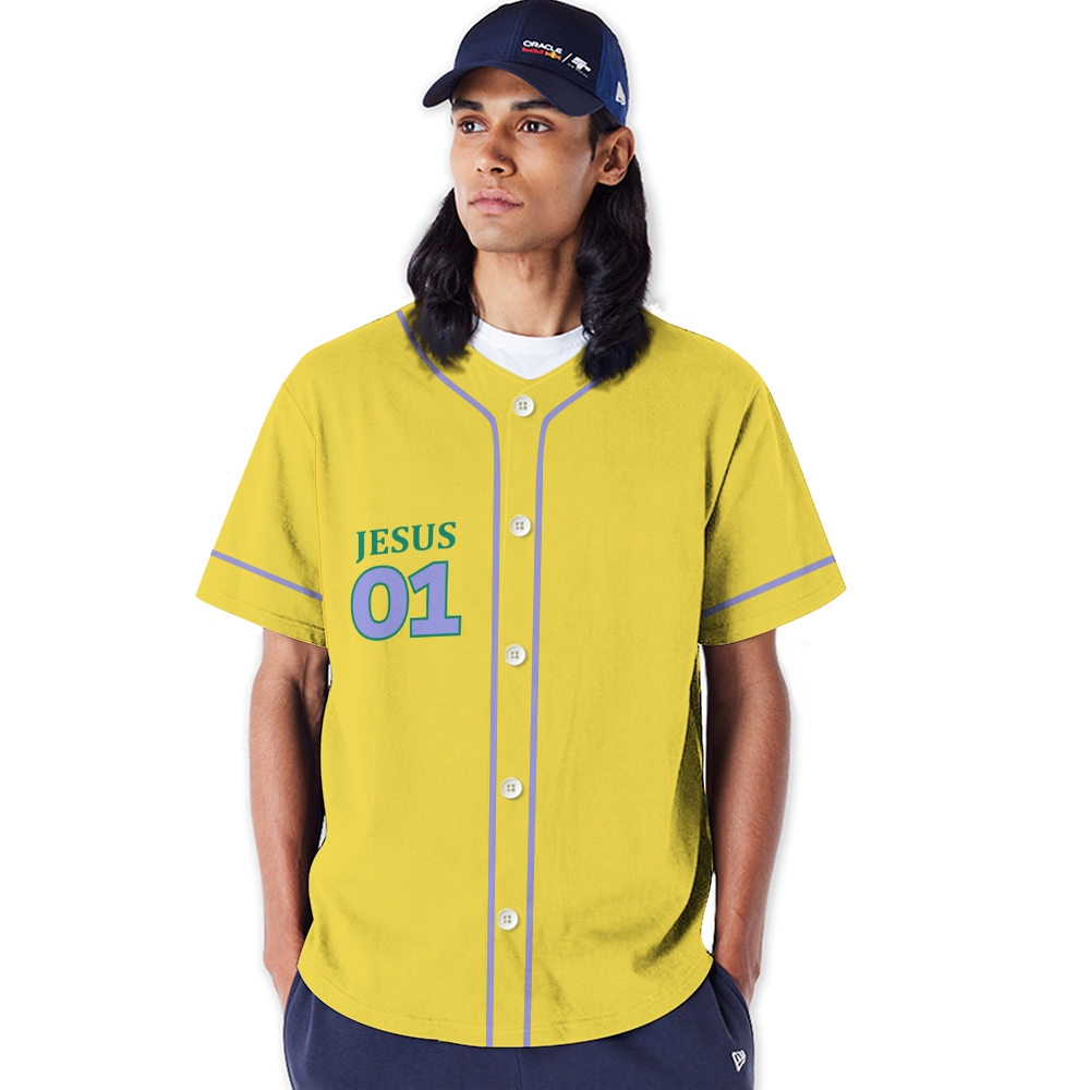 Jesus Christ 01 Mesh Baseball Jersey