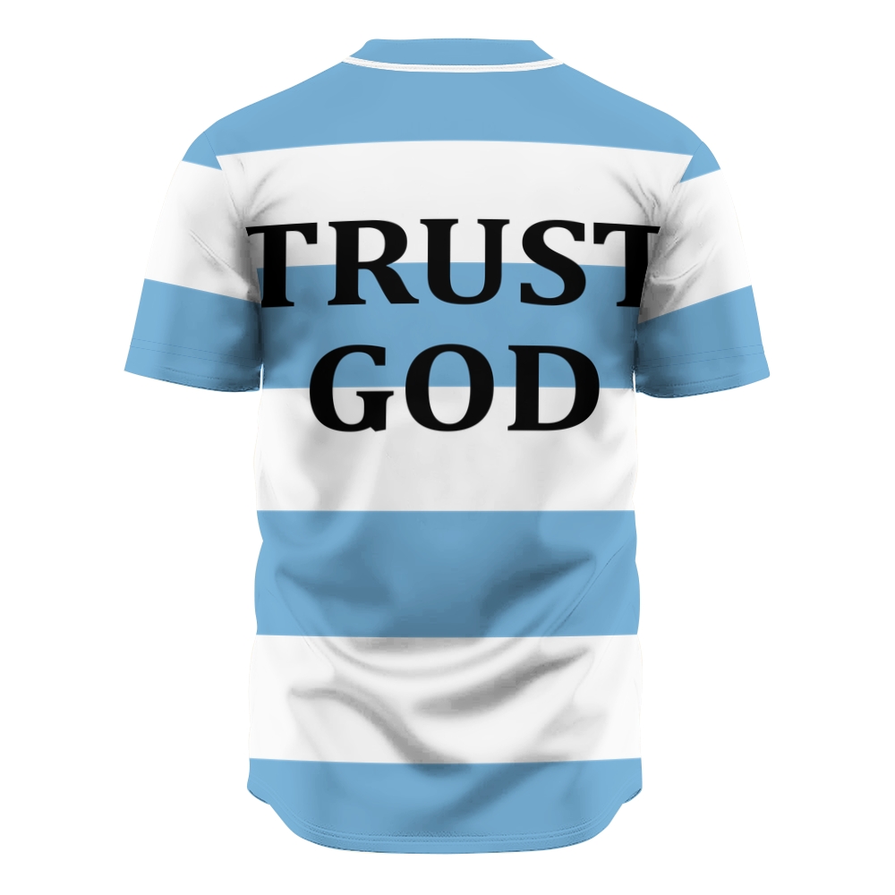 Trust God Mesh Baseball Jersey