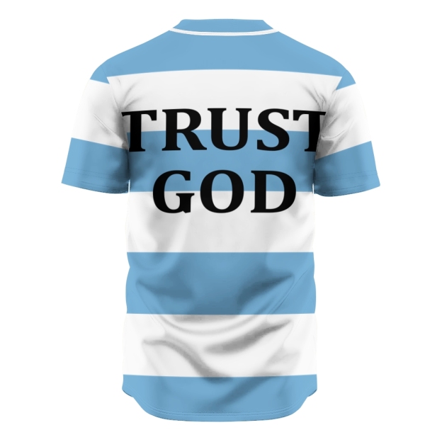 Trust God Mesh Baseball Jersey