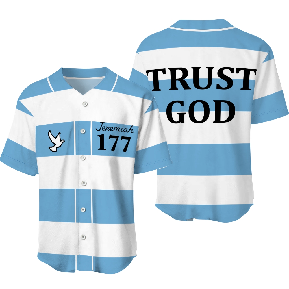 Trust God Mesh Baseball Jersey