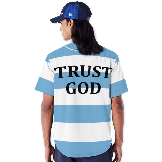 Trust God Mesh Baseball Jersey