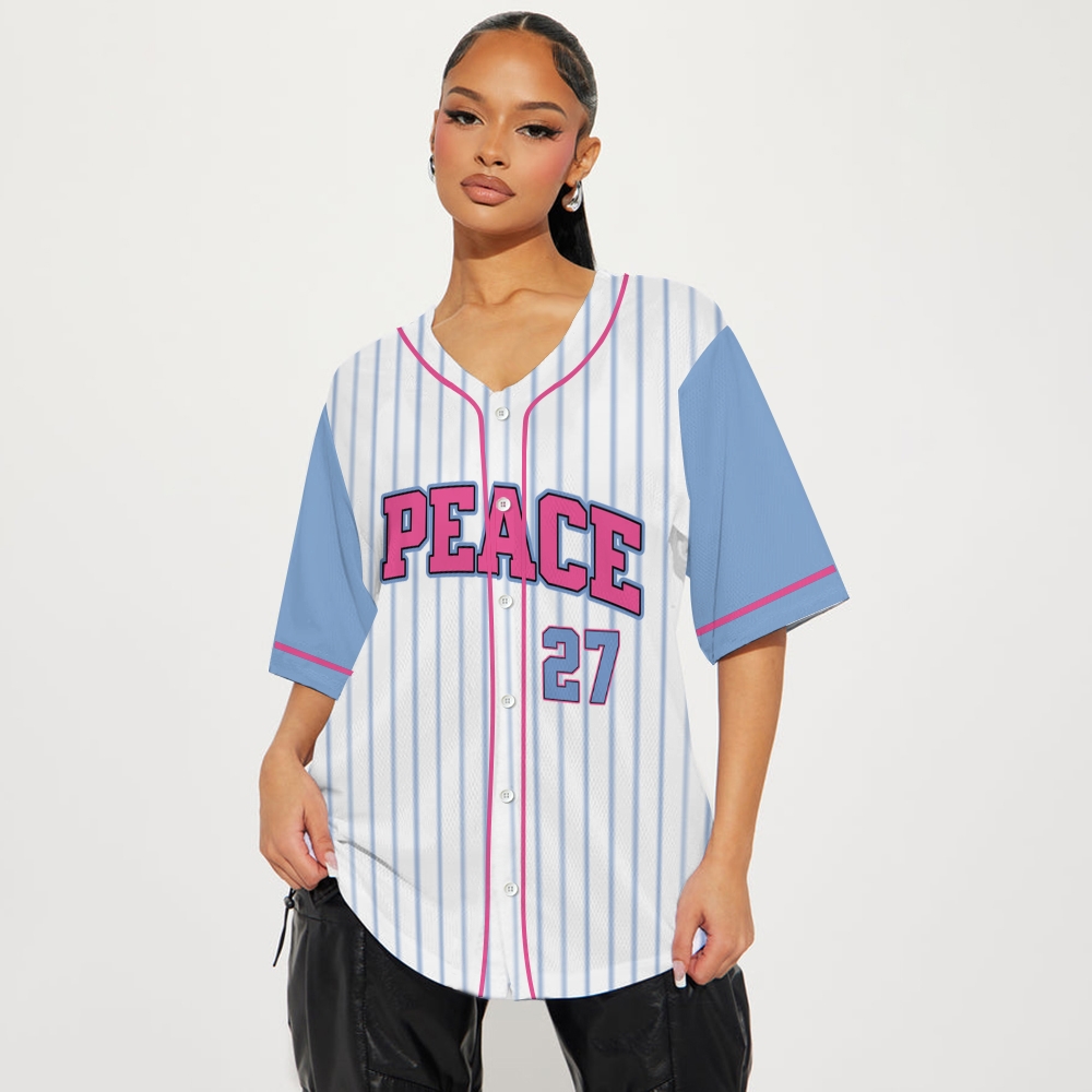 Peace Mesh Baseball Jersey