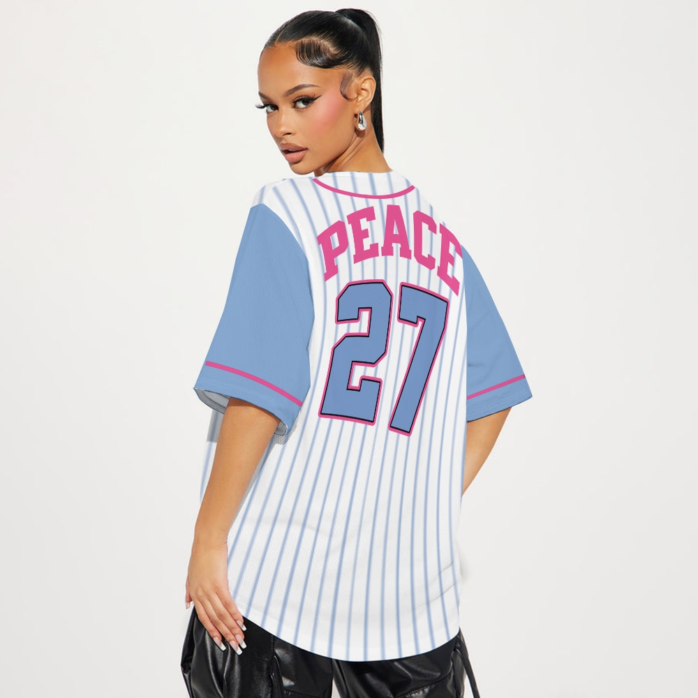 Peace Mesh Baseball Jersey