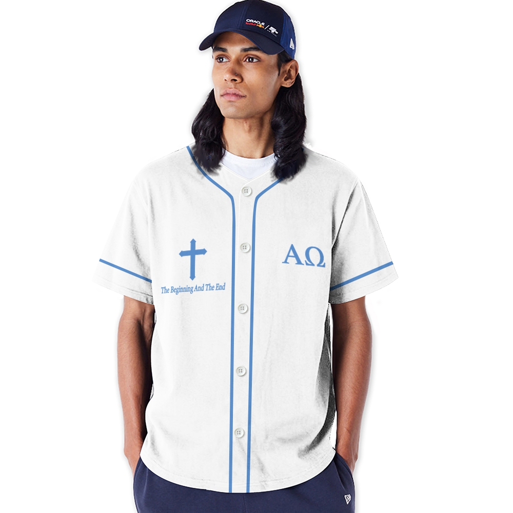 Alpha & Omega Mesh Baseball Jersey