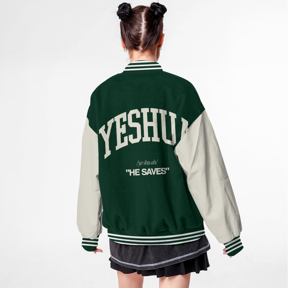 Yeshua Baseball Jacket