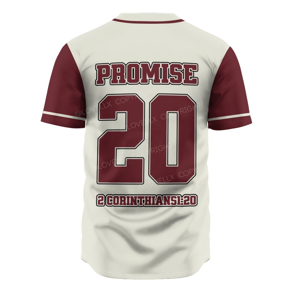 Child Of God Full-Button Short Sleeve Mesh Baseball Jersey