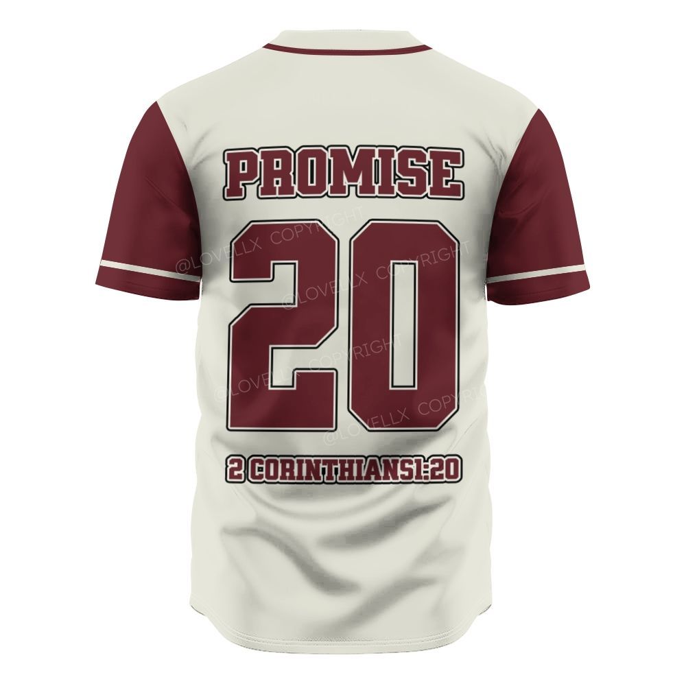 Child Of God Full-Button Short Sleeve Mesh Baseball Jersey