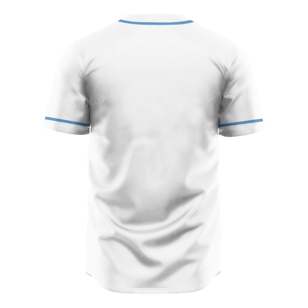 John 3:16 Full-Button Short Sleeve Mesh Baseball Jersey