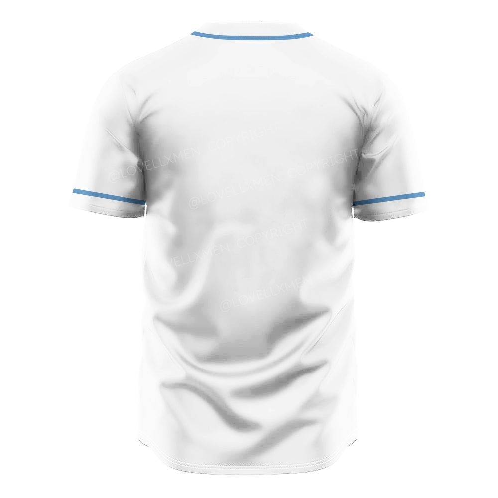 John 3:16 Full-Button Short Sleeve Mesh Baseball Jersey