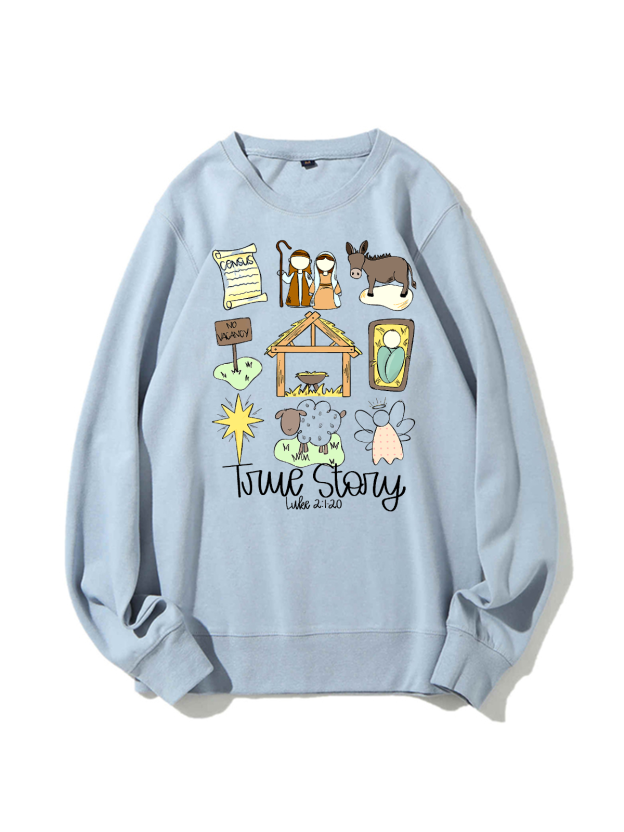 True Story Unisex Cotton Sweatshirt