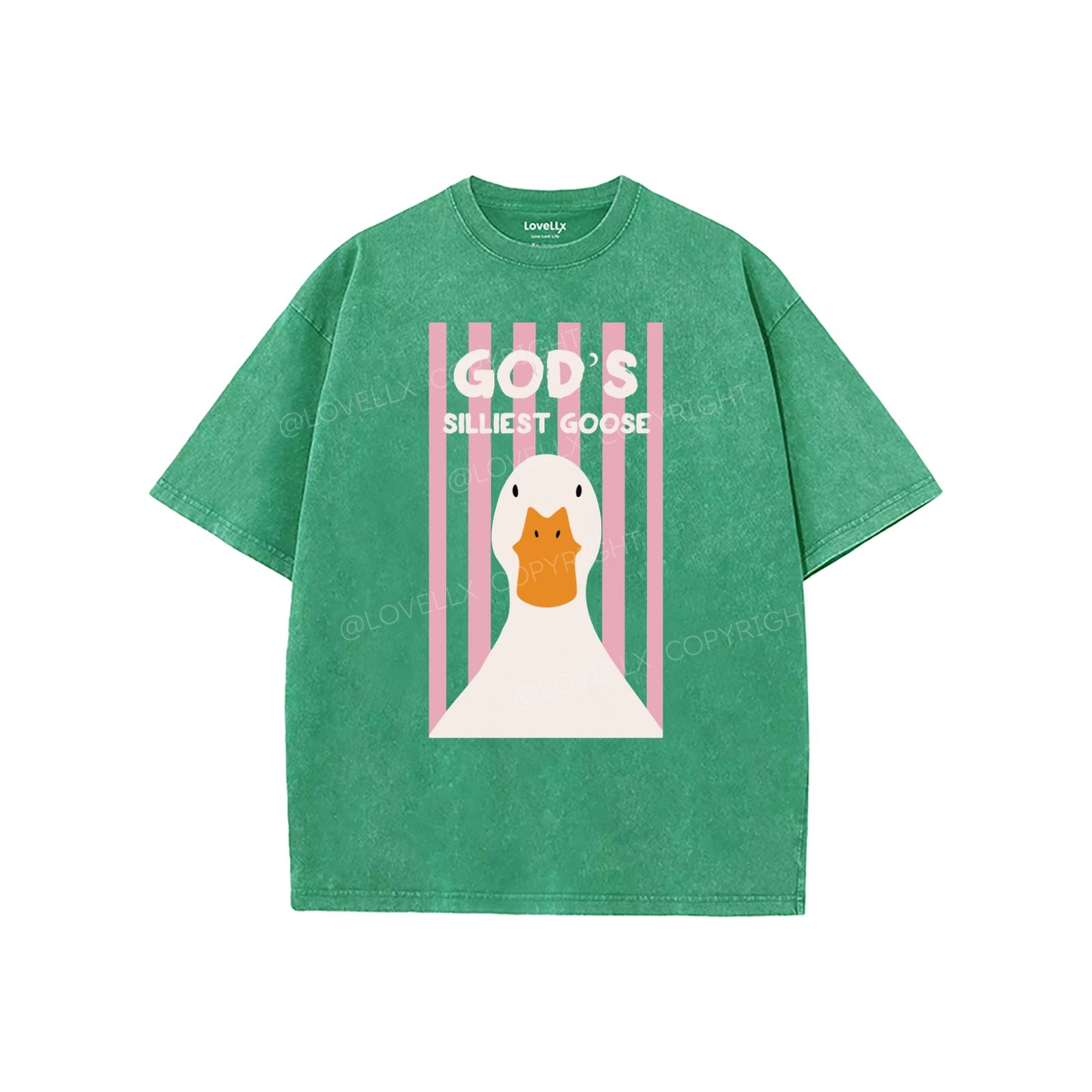 God's Silliest Goose Unisex Washed T-Shirt