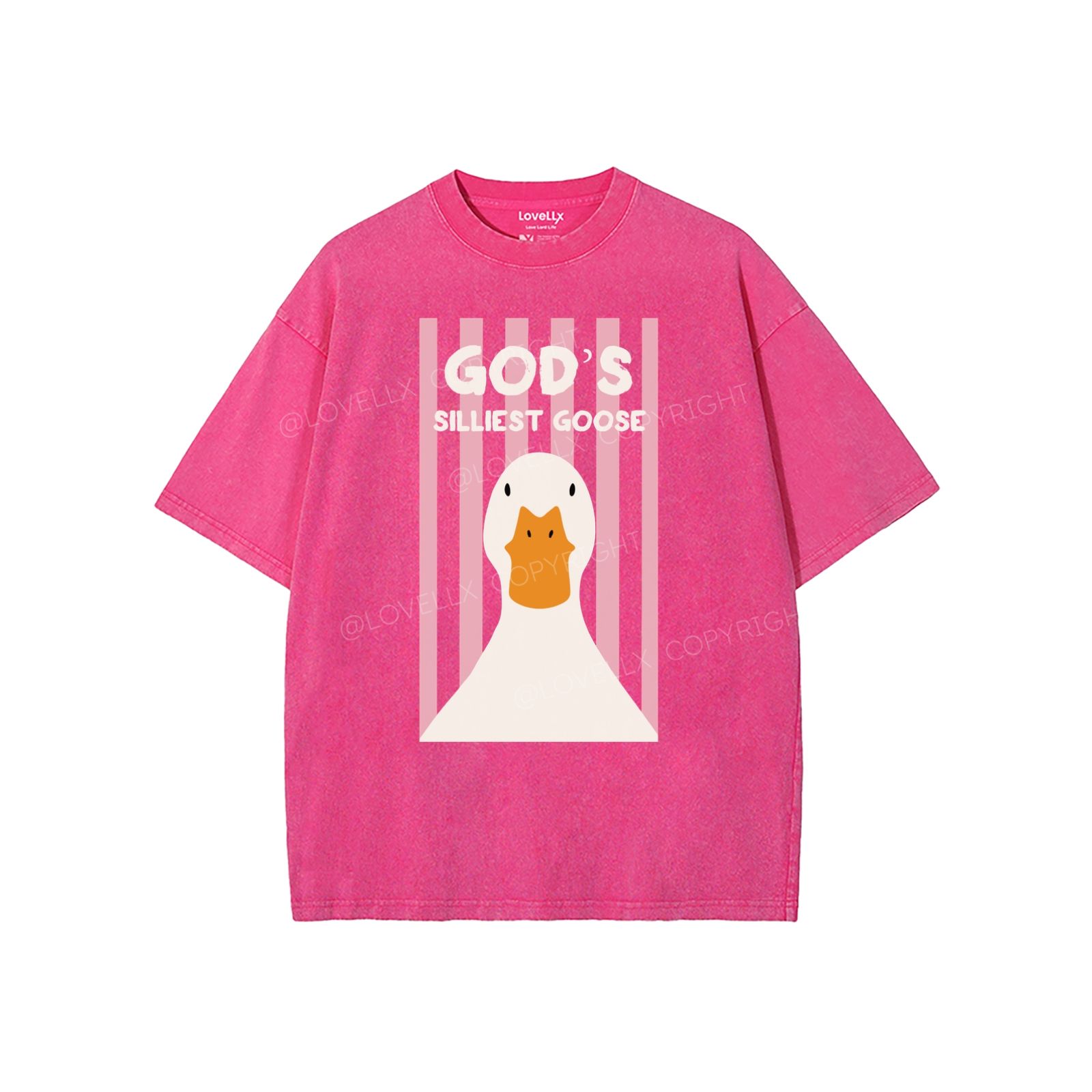 God's Silliest Goose Unisex Washed T-Shirt