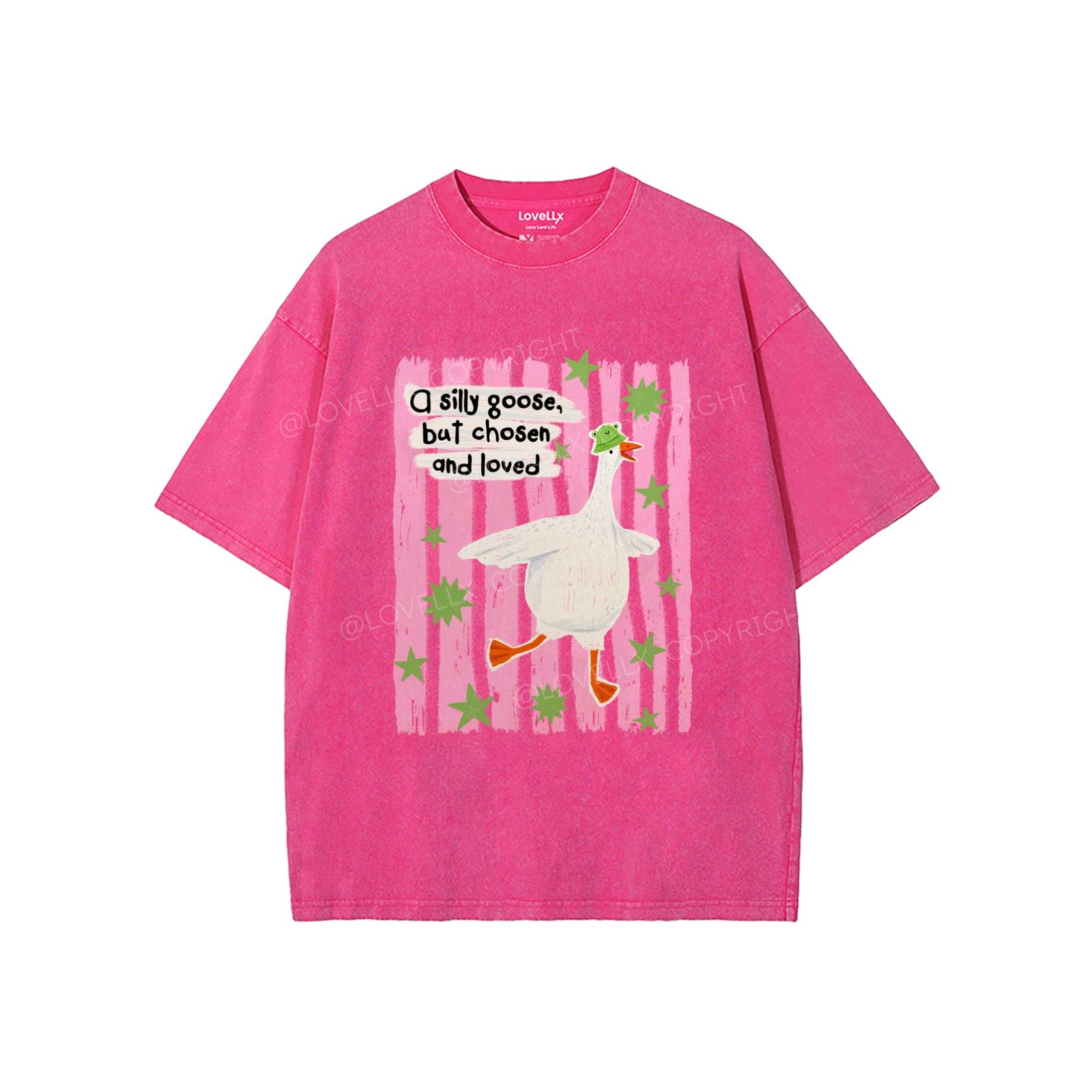 God's Silliest Goose Unisex Washed T-Shirt