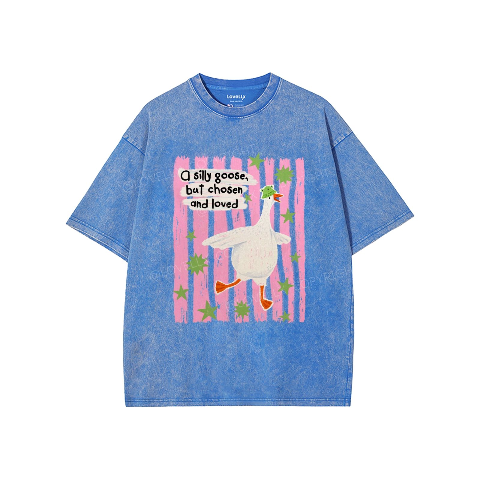 God's Silliest Goose Unisex Washed T-Shirt