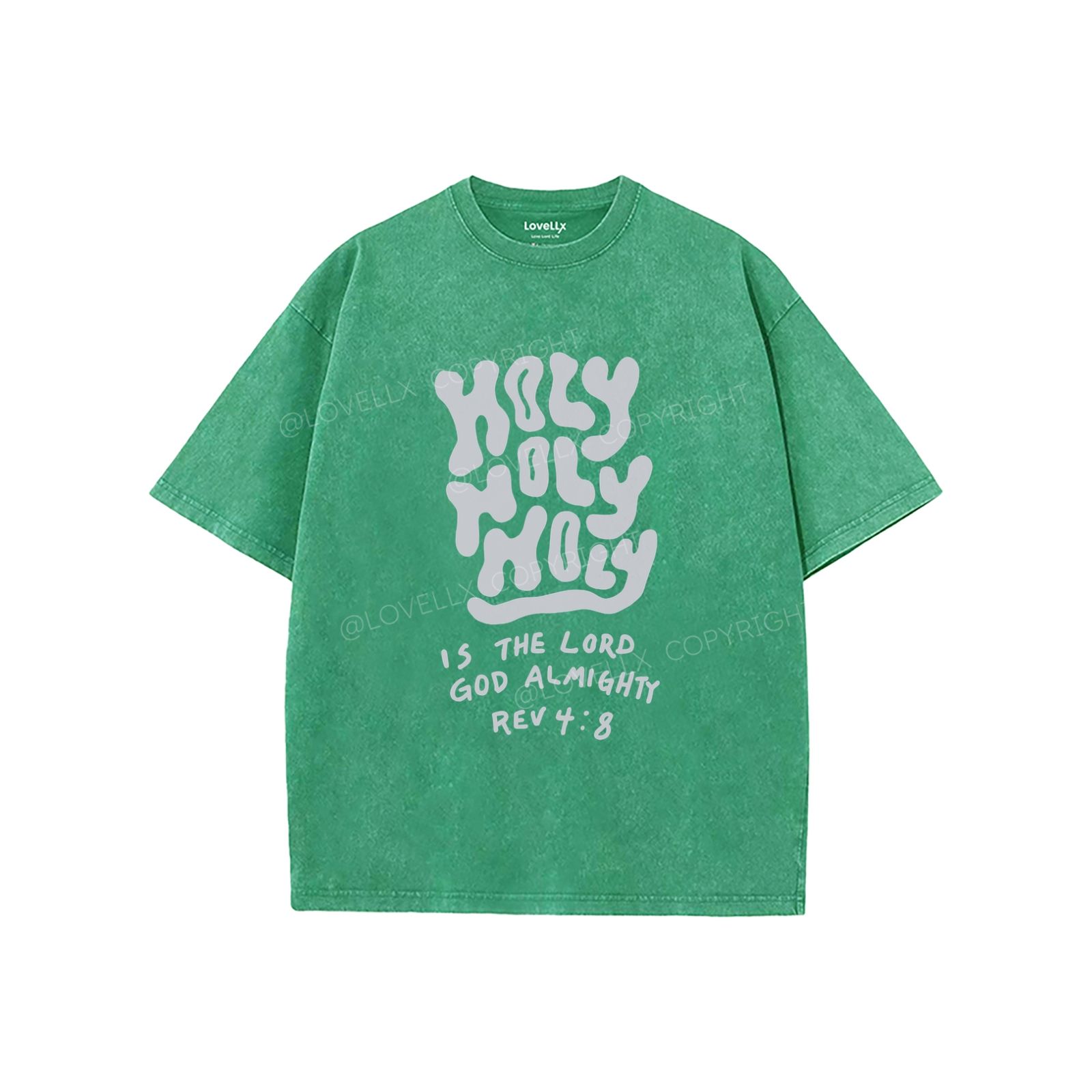 Holy Holy Holy Unisex Washed T-Shirt