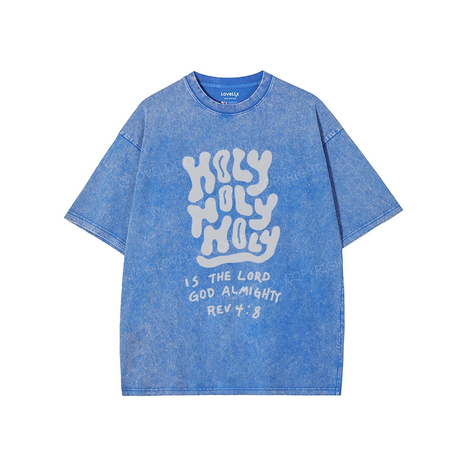 Holy Holy Holy Unisex Washed T-Shirt