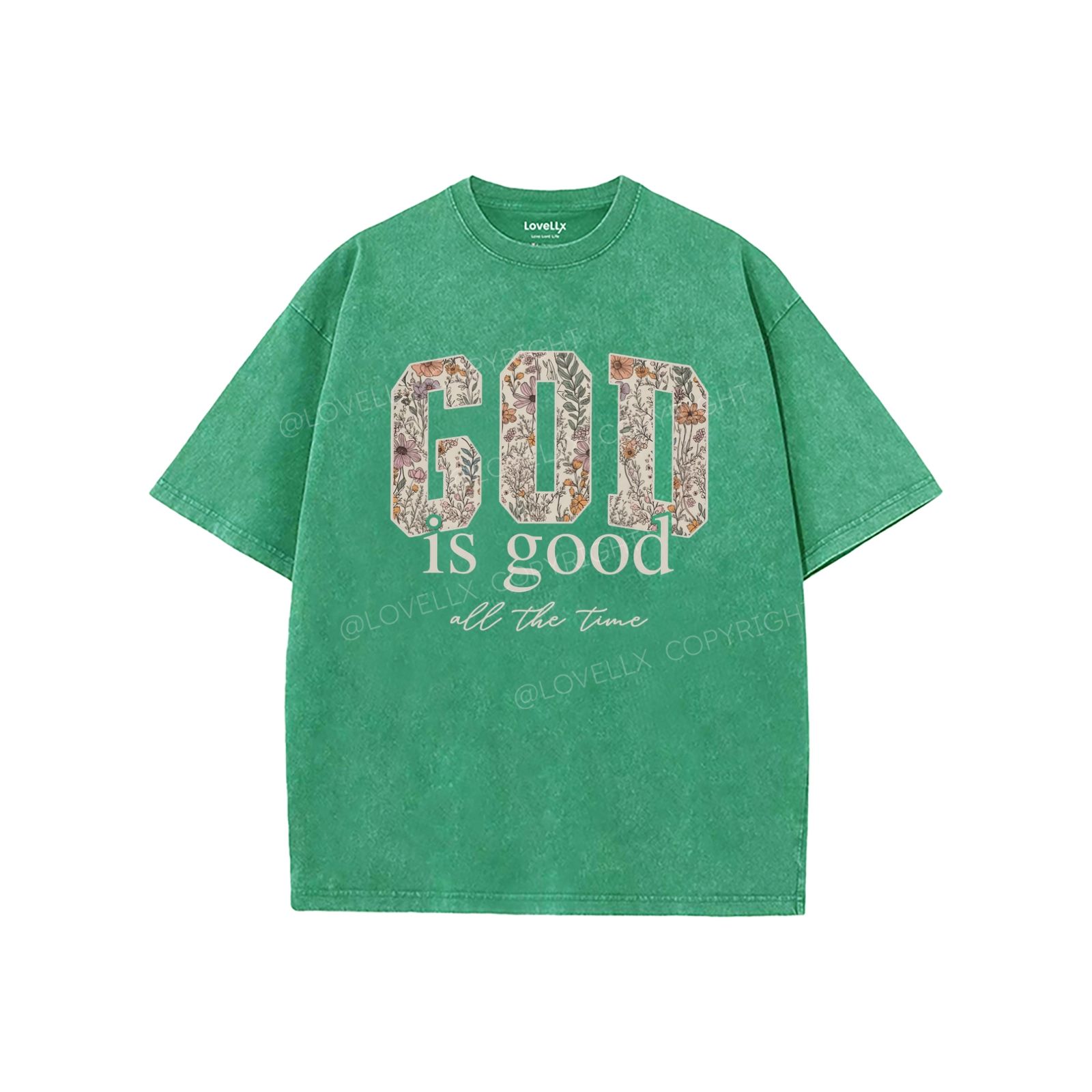 God Is Good Unisex Washed T-Shirt – LOVELLX