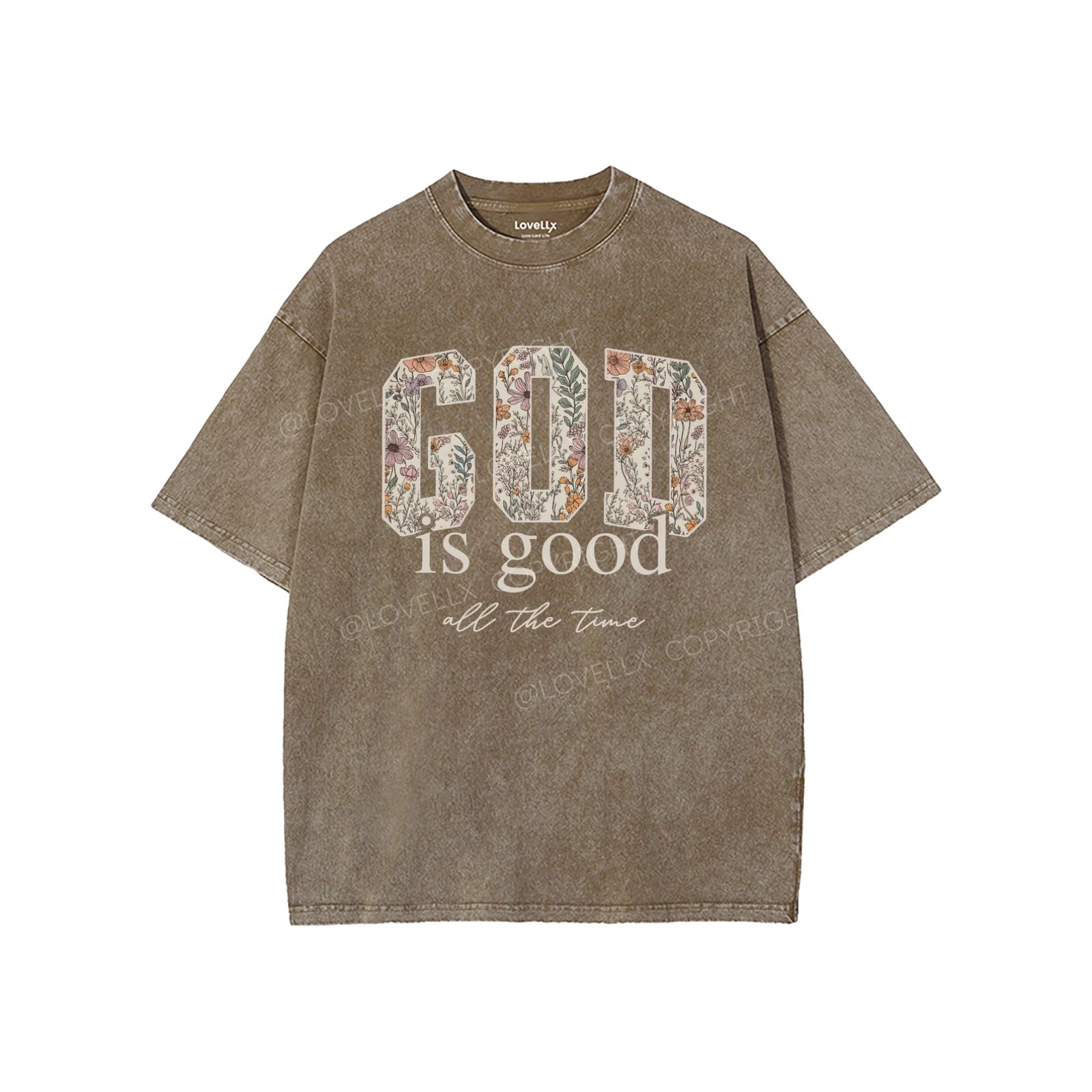 God Is Good Unisex Washed T-Shirt – LOVELLX