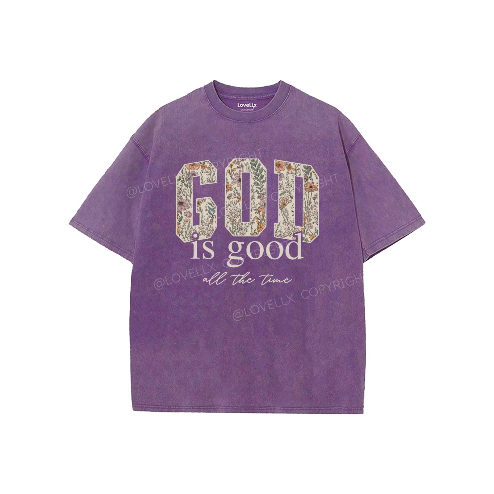 God Is Good Unisex Washed T-Shirt – LOVELLX
