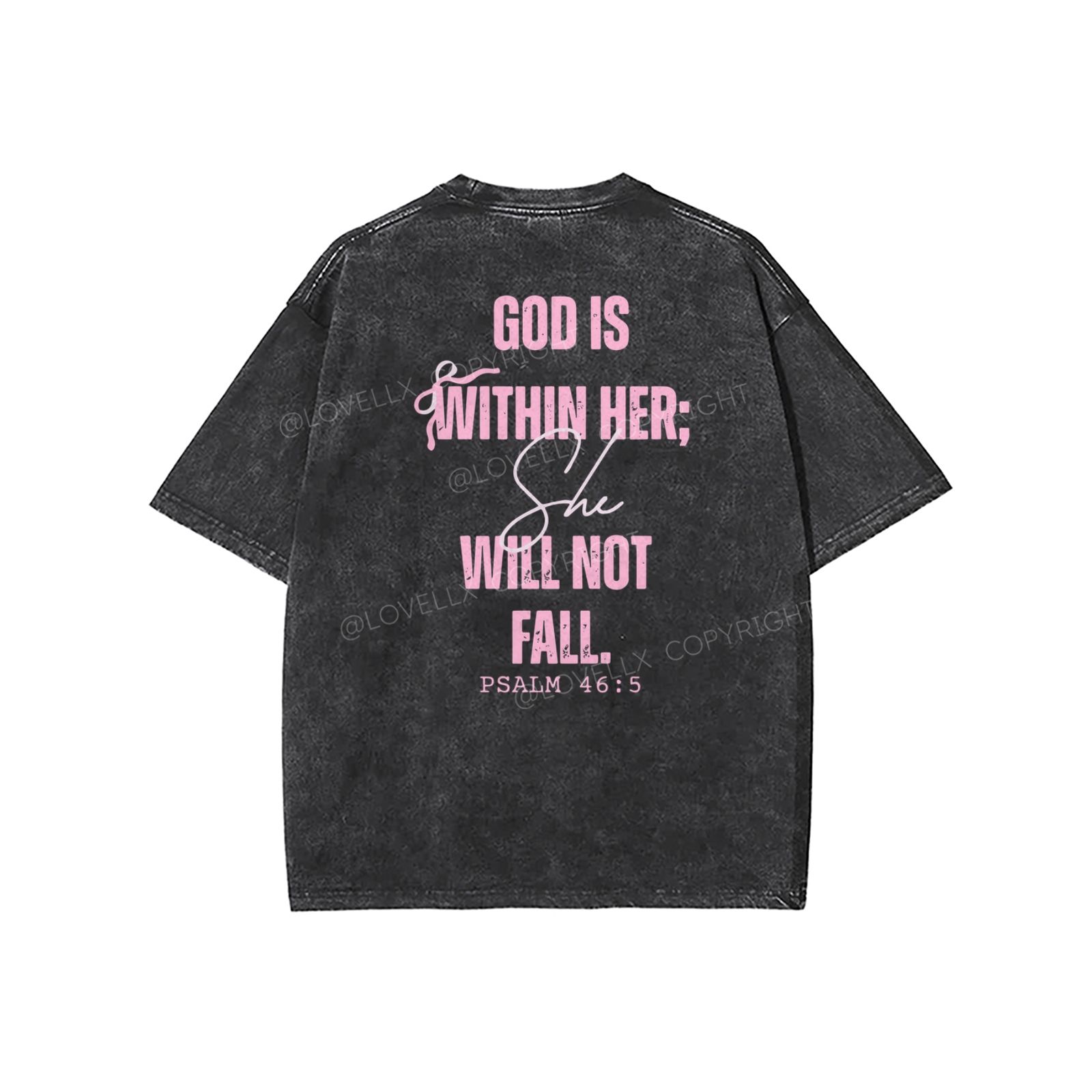 God Is Within Her Unisex Washed T-Shirt