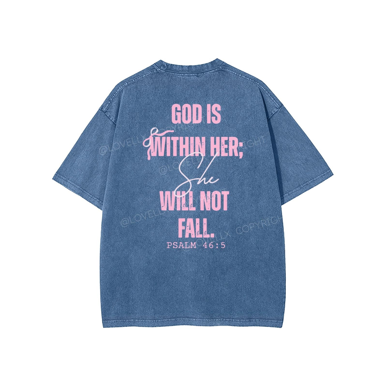 God Is Within Her Unisex Washed T-Shirt