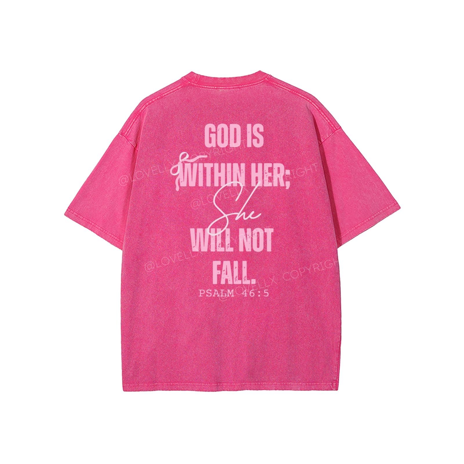 God Is Within Her Unisex Washed T-Shirt
