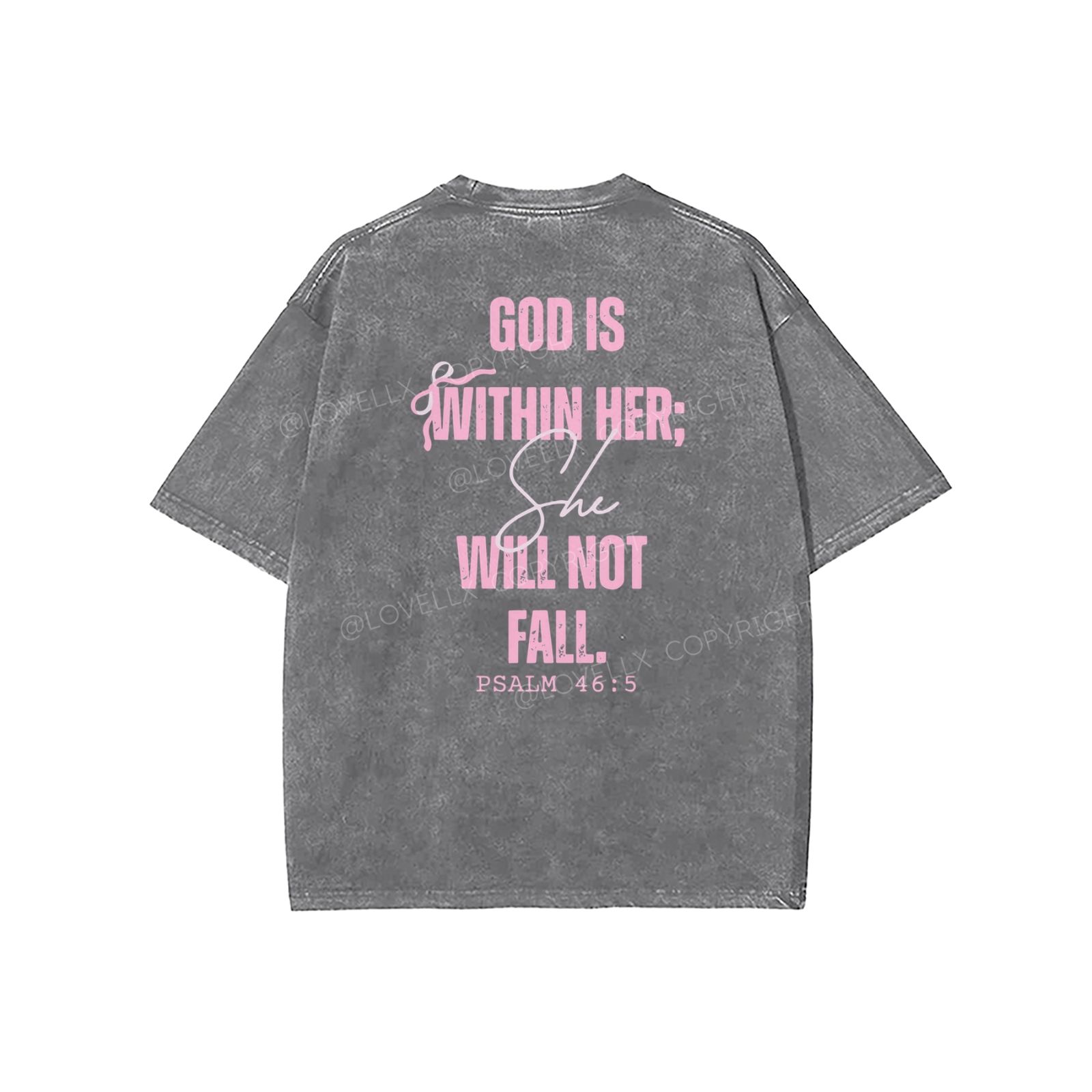 God Is Within Her Unisex Washed T-Shirt