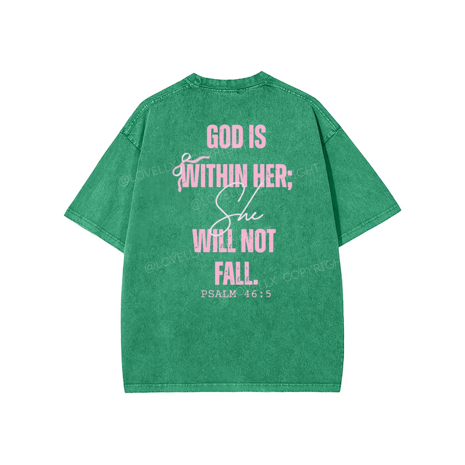 God Is Within Her Unisex Washed T-Shirt