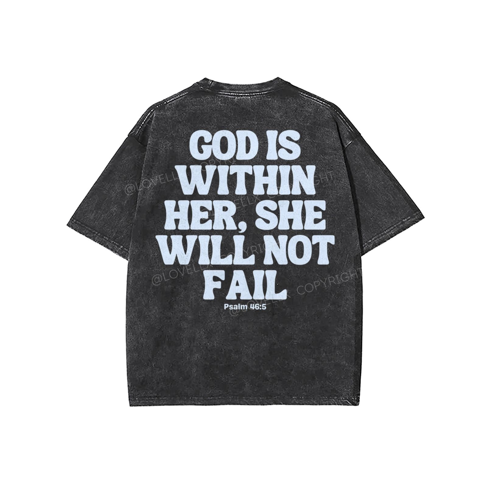 God Is Within Her Unisex Washed T-Shirt