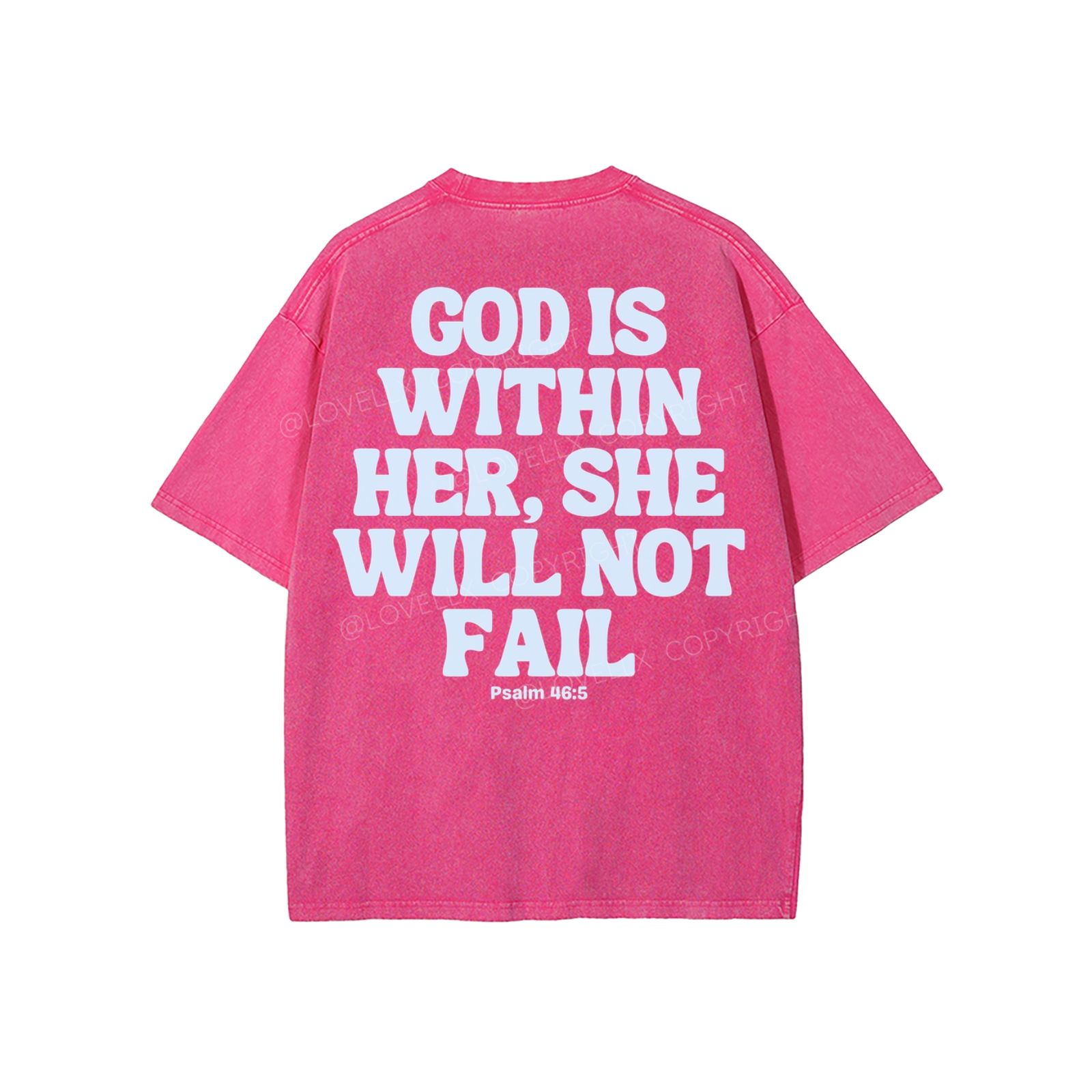 God Is Within Her Unisex Washed T-Shirt