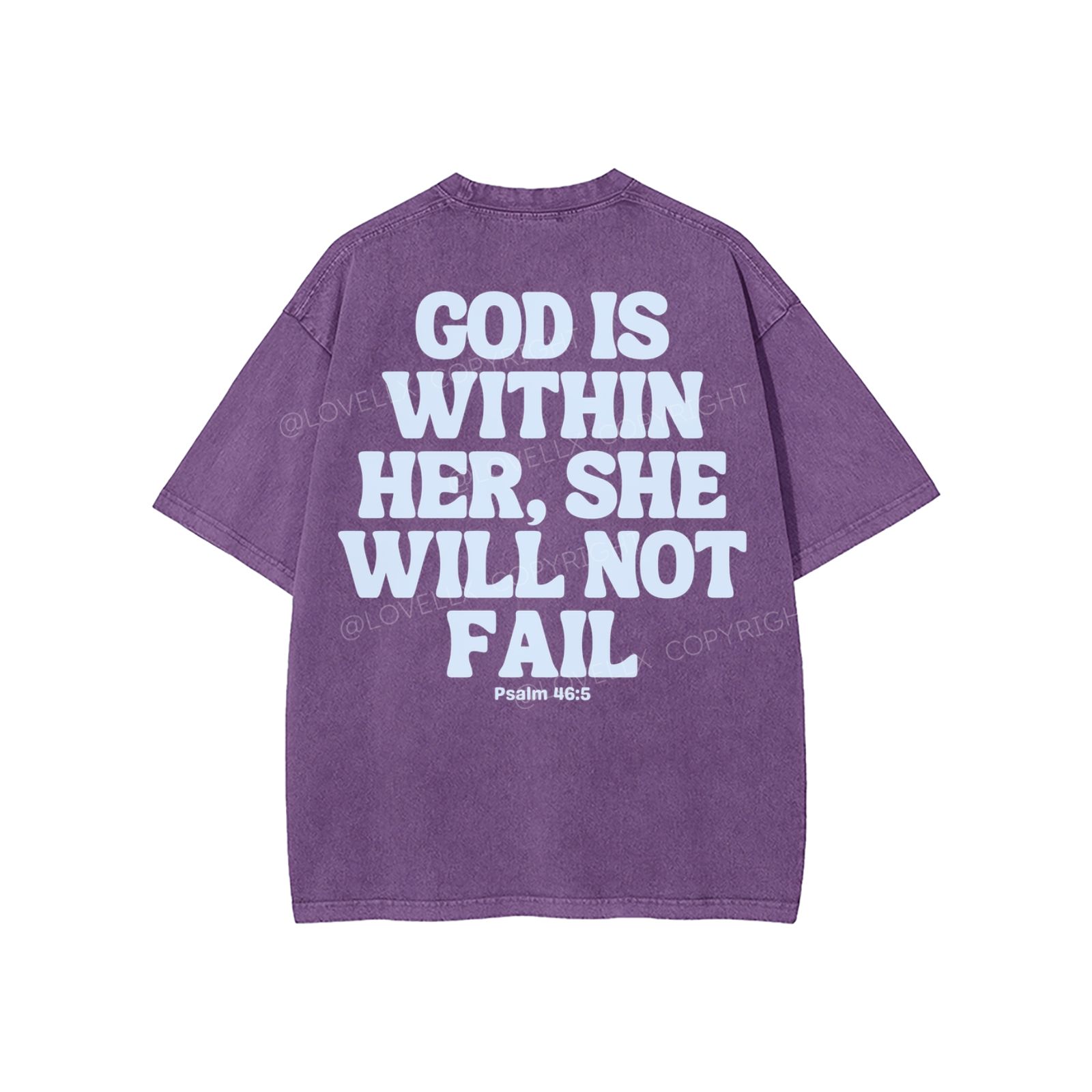 God Is Within Her Unisex Washed T-Shirt