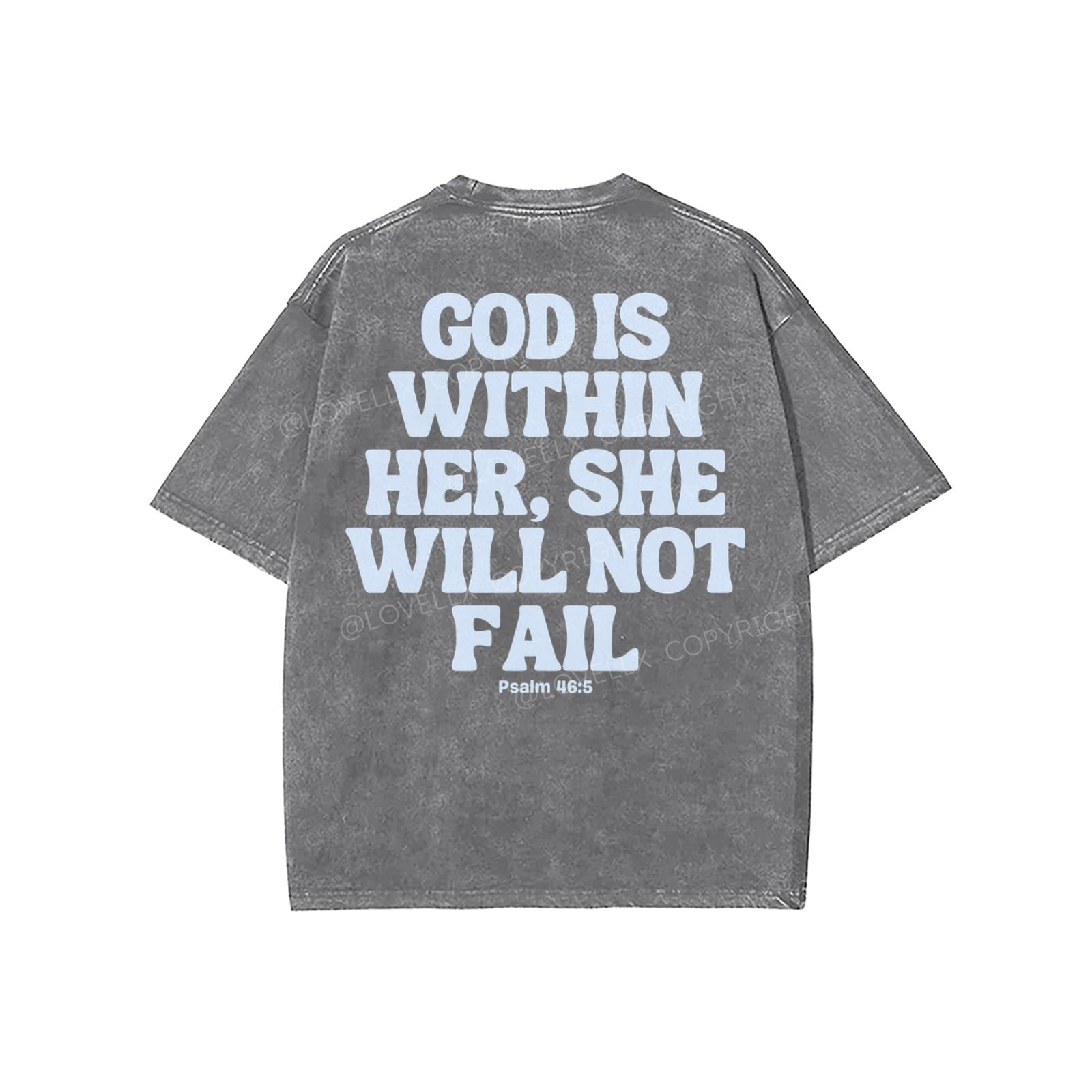 God Is Within Her Unisex Washed T-Shirt