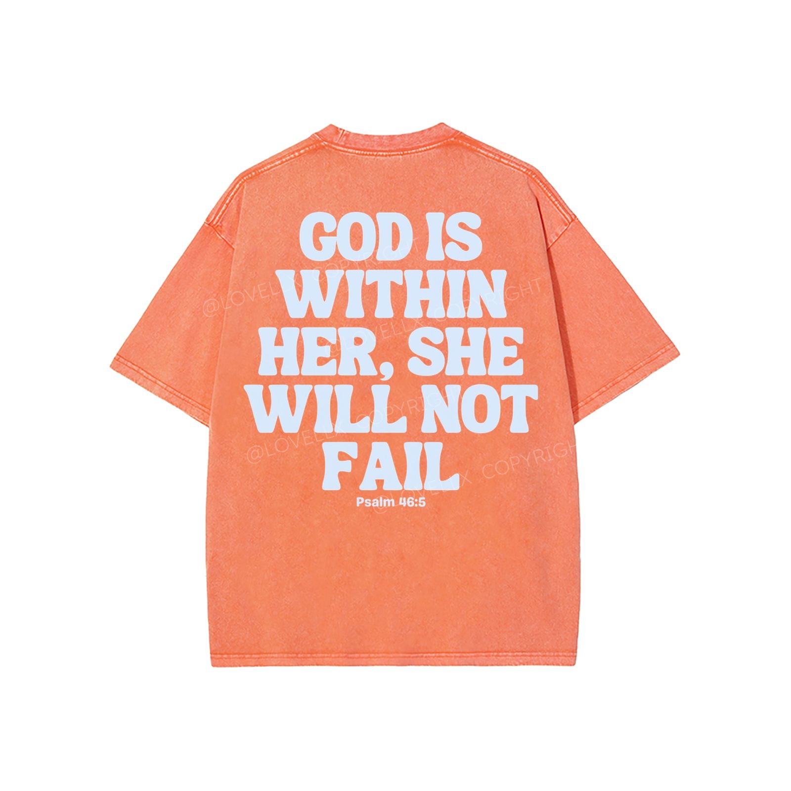 God Is Within Her Unisex Washed T-Shirt