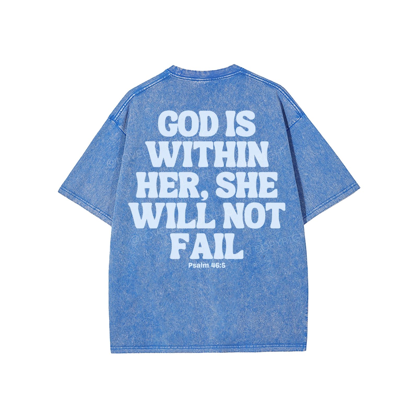 God Is Within Her Unisex Washed T-Shirt