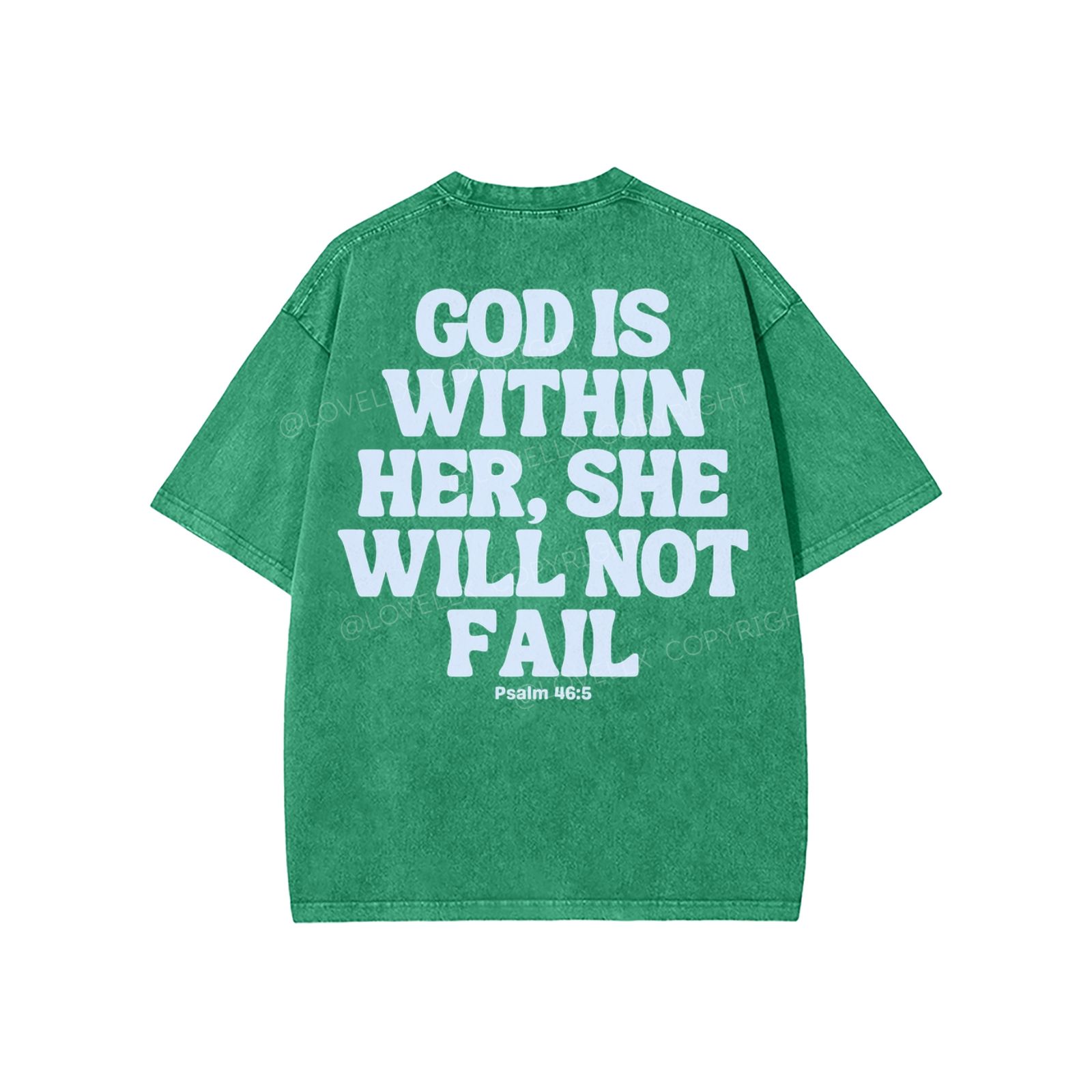 God Is Within Her Unisex Washed T-Shirt