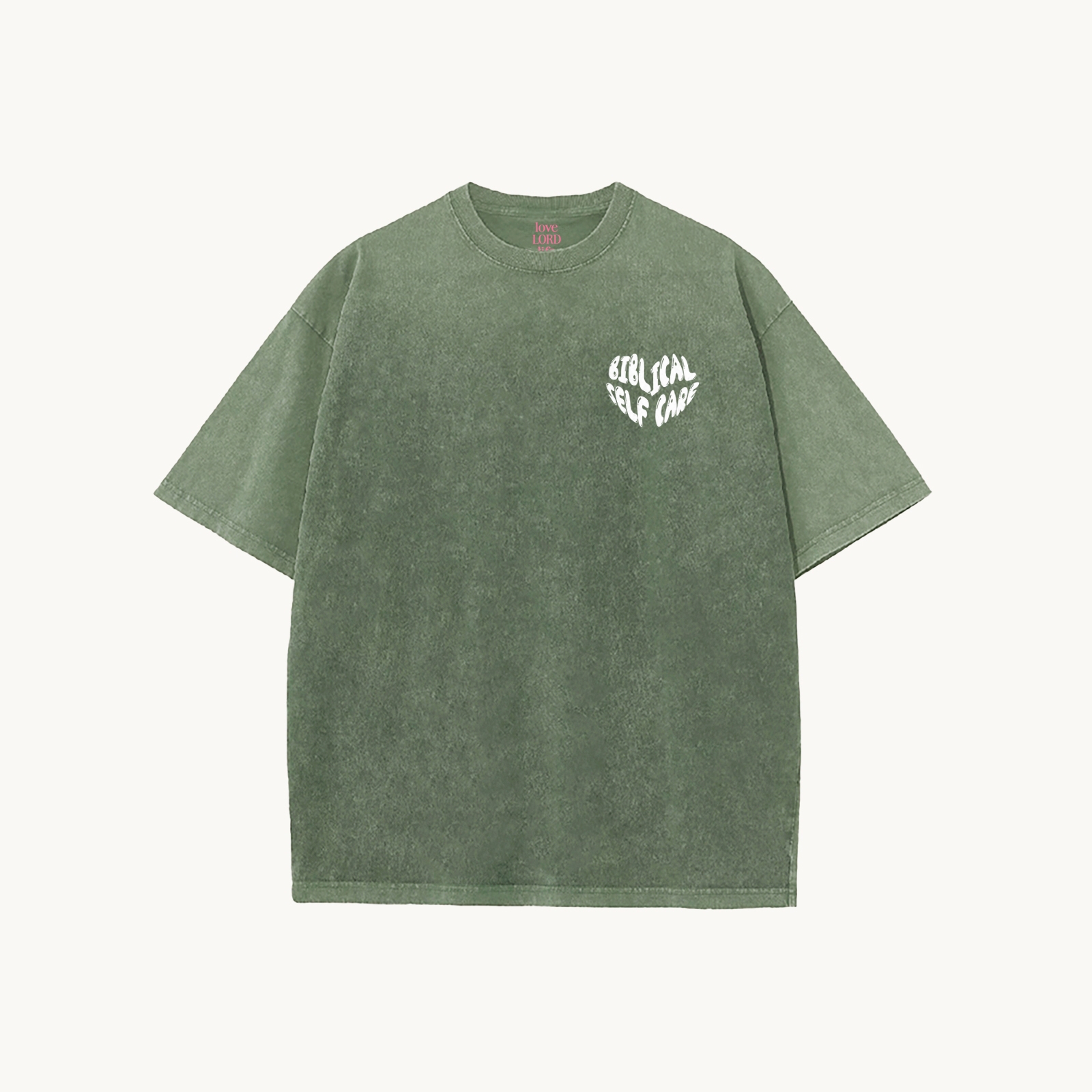 Biblical Self Care  Unisex Washed T-Shirt