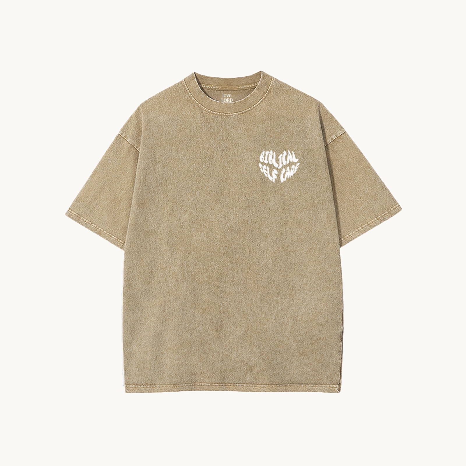 Biblical Self Care  Unisex Washed T-Shirt