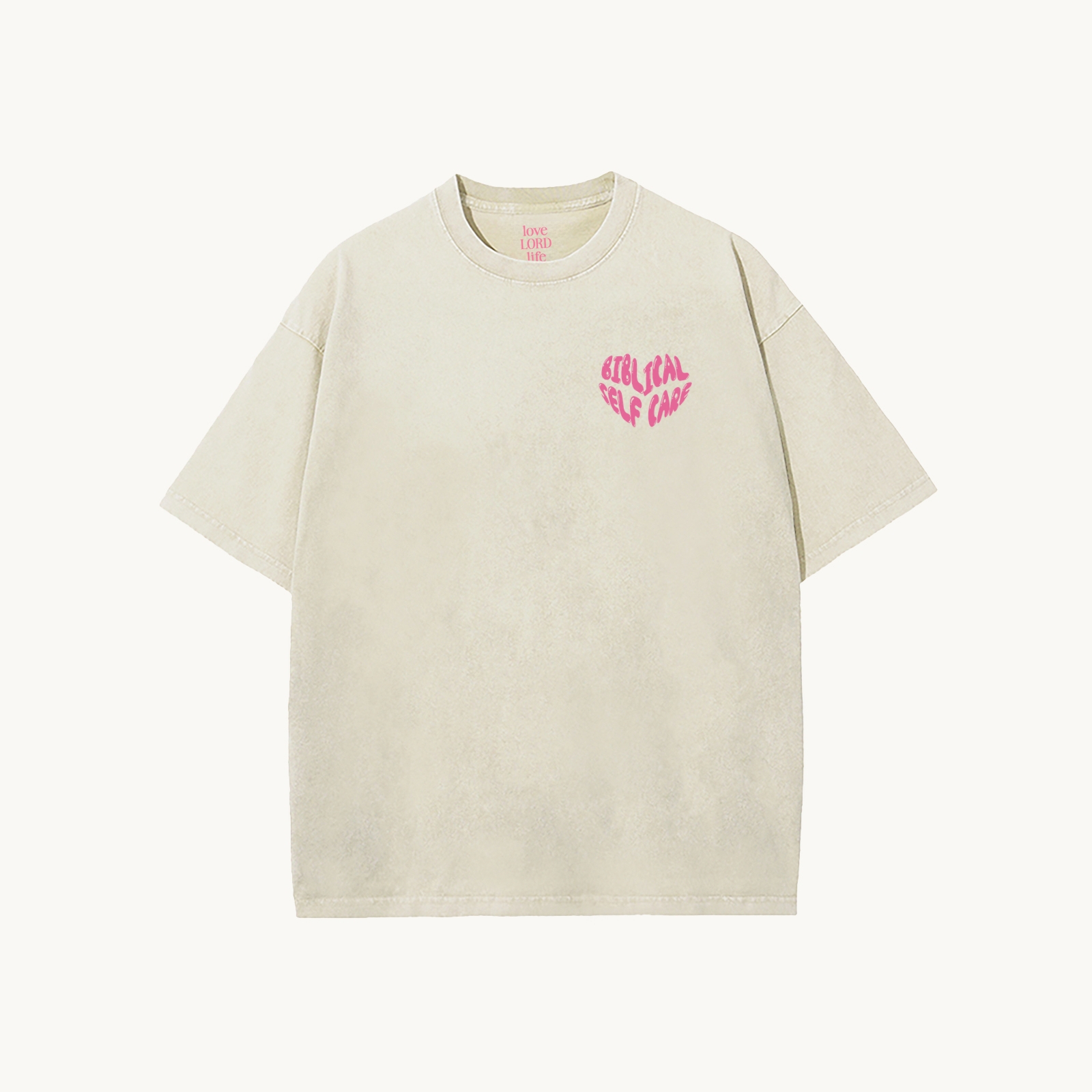 Biblical Self Care  Unisex Washed T-Shirt