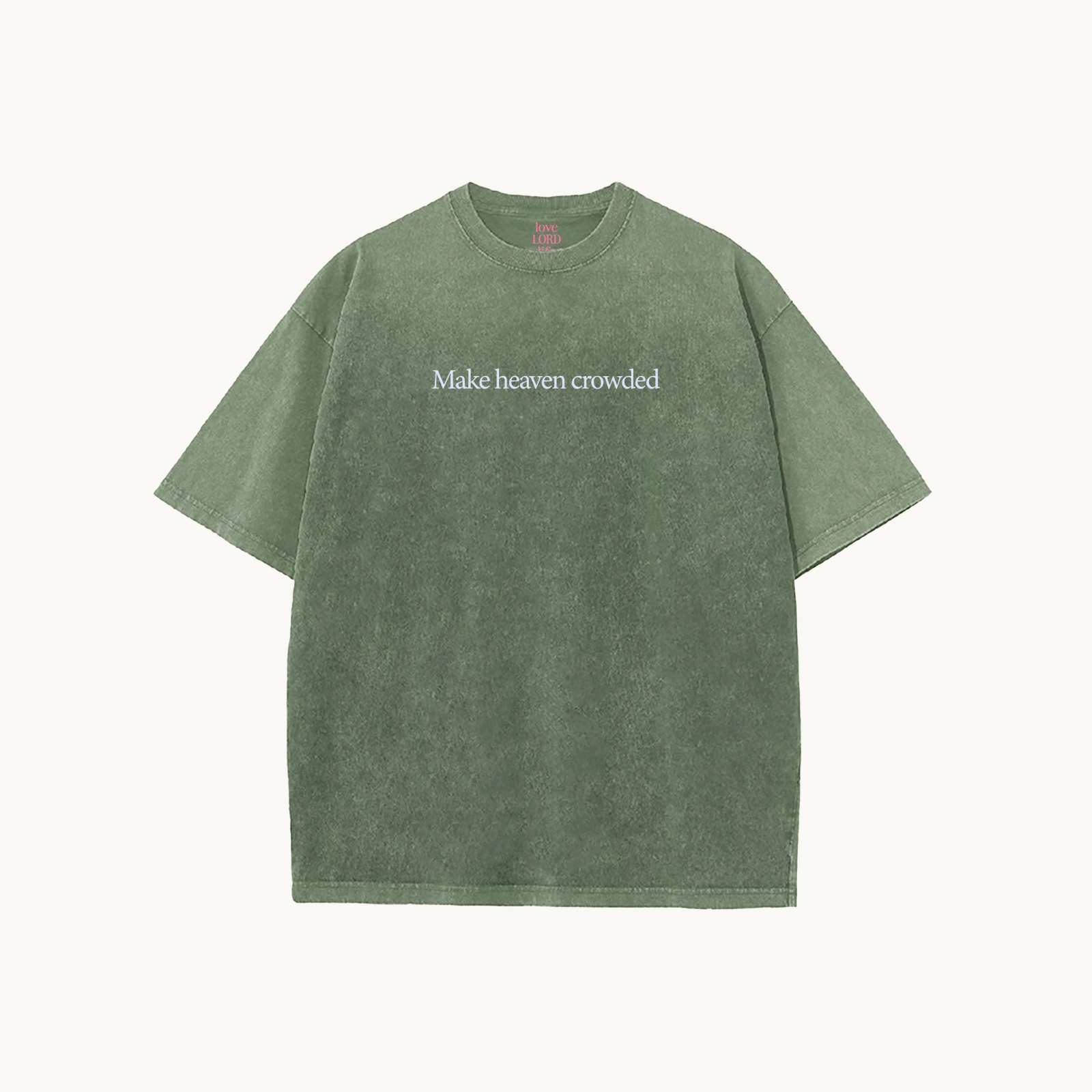 Make Heaven Crowded Unisex Washed T-Shirt