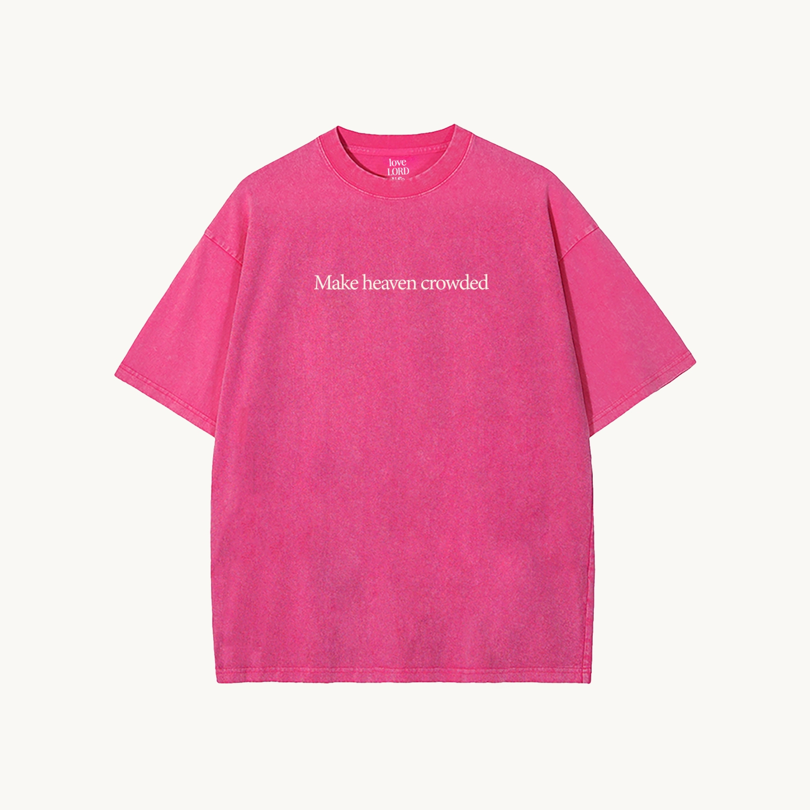 Make Heaven Crowded Unisex Washed T-Shirt