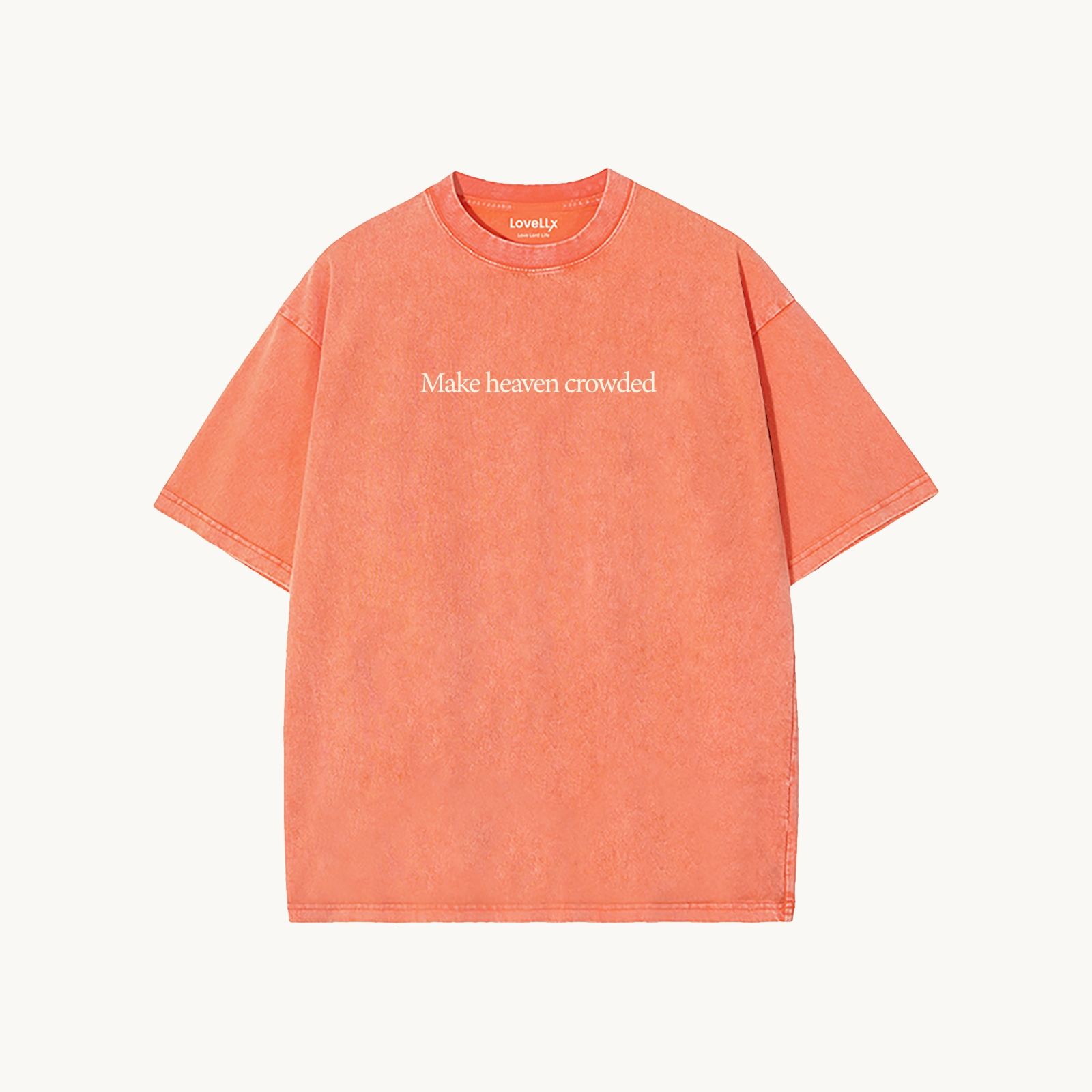 Make Heaven Crowded Unisex Washed T-Shirt