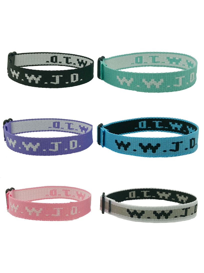 W.W.J.D. Unisex Printed Wristband